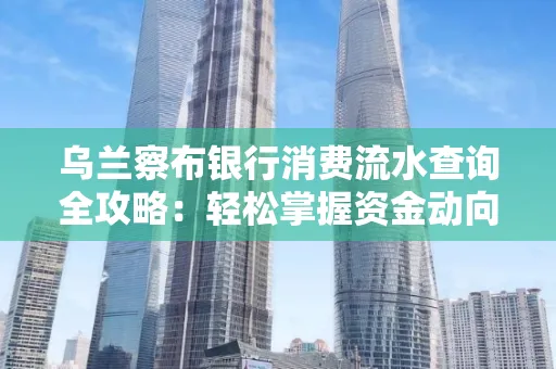 乌兰察布银行消费流水查询全攻略:轻松掌握资金动向,避开三大常见陷阱