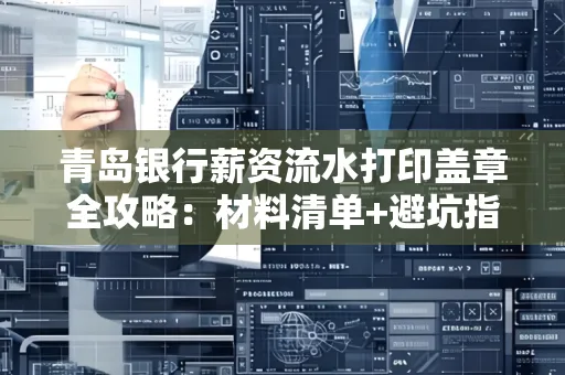 青岛银行薪资流水打印盖章全攻略:材料清单+避坑指南