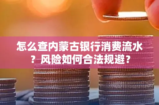 怎么查内蒙古银行消费流水?风险如何合法规避?