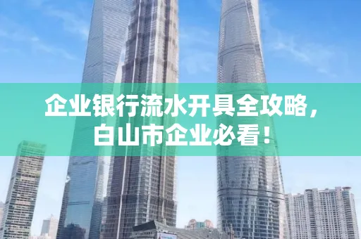 企业银行流水开具全攻略，白山市企业必看！