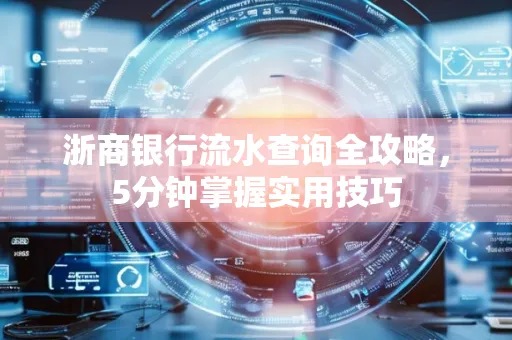 浙商银行流水查询全攻略，5分钟掌握实用技巧