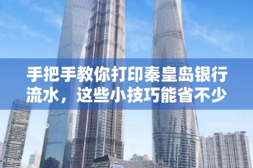 手把手教你打印秦皇岛银行流水,这些小技巧能省不少事