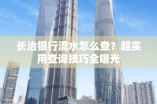长治银行流水怎么查?超实用查询技巧全曝光