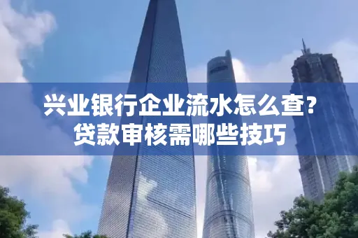 兴业银行企业流水怎么查?贷款审核需哪些技巧