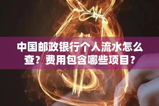 中国邮政银行个人流水怎么查?费用包含哪些项目?