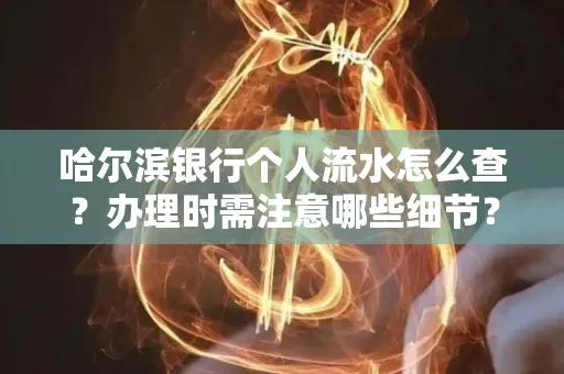 哈尔滨银行个人流水怎么查？办理时需注意哪些细节？快速获取技巧