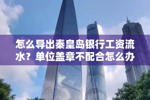 怎么导出秦皇岛银行工资流水？单位盖章不配合怎么办？