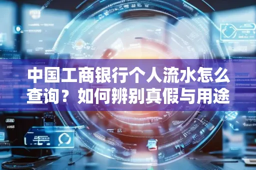 中国工商银行个人流水怎么查询？如何辨别真假与用途？