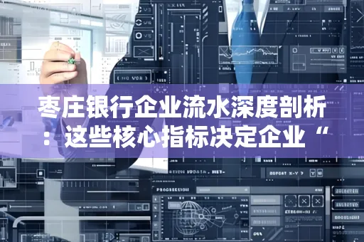 枣庄银行企业流水深度剖析:这些核心指标决定企业“钱袋子”健康度